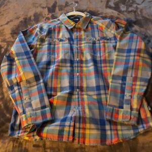 North Face Men’s casual button down flannel shirt